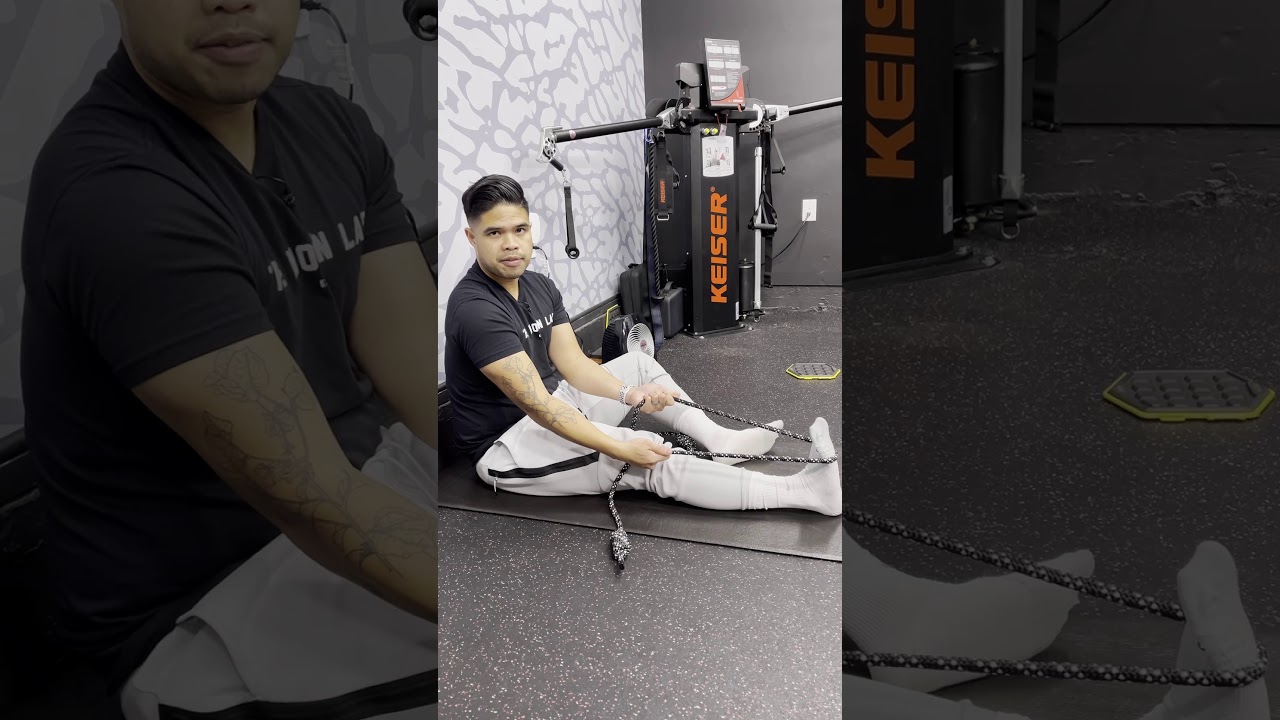 Calf Stretch ( Pails Rails for Gastrocnemius)