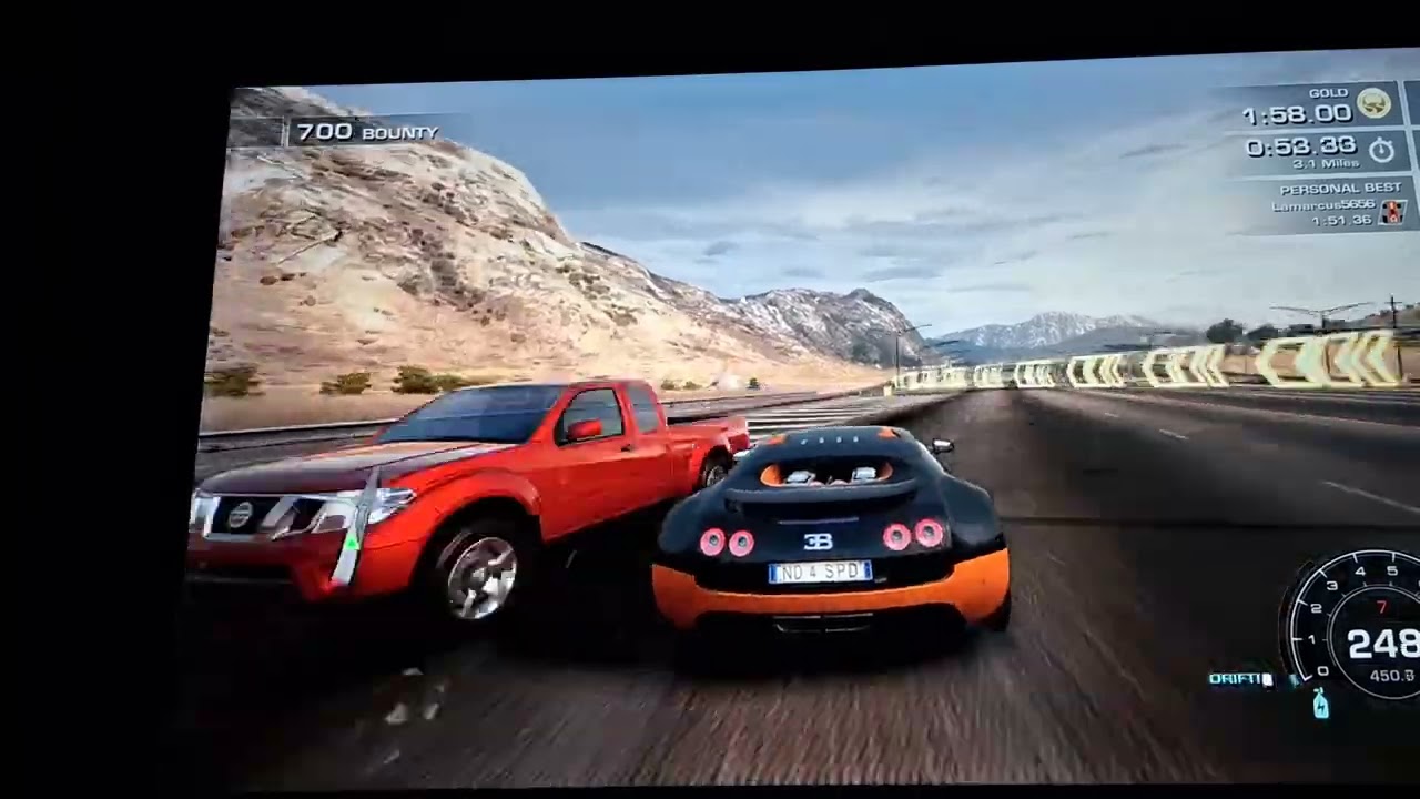 Need For Speed Hot Pursuit Remastered: Fast Track [Bugatti Veryon Super Sport]