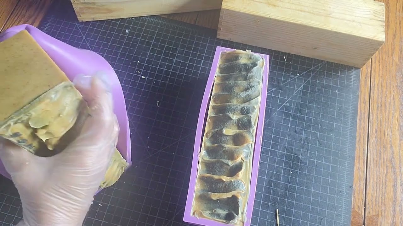 unmolding soap