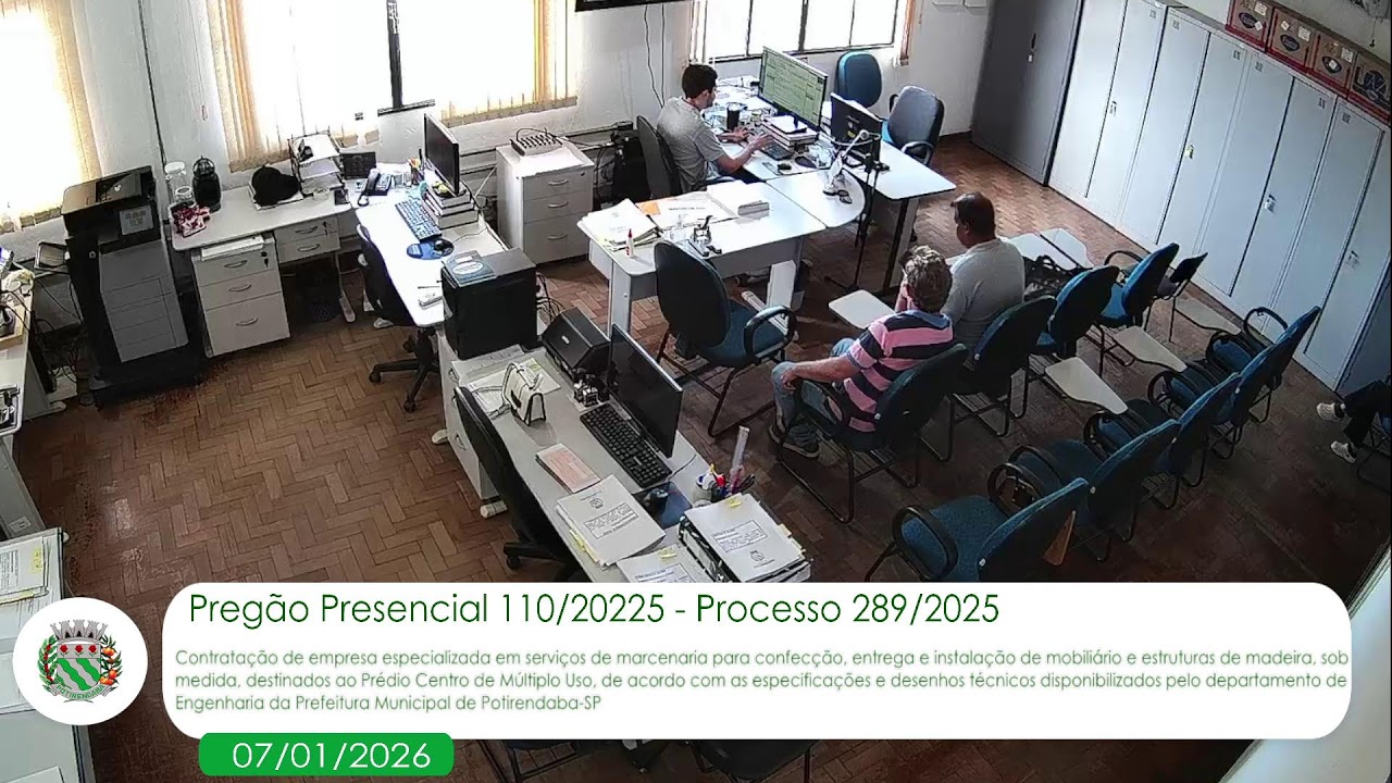 Pregão Presencial 110/2025 - Processo 289/2025