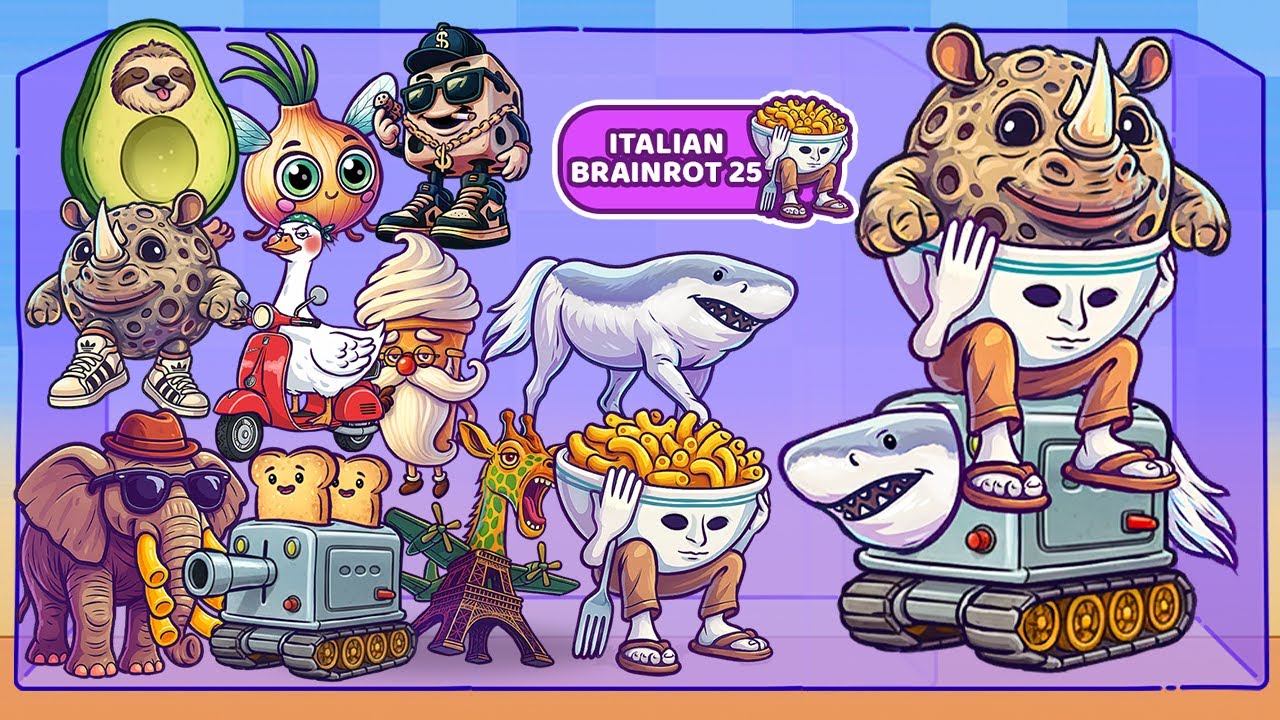 Merge Fellas Italian Brainrot 25 | New Mode New Update