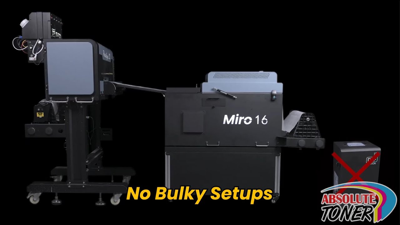 DTF Station Miro 16 DTF 16-Inch 3-in-1 Automatic Powder Applicator Shaker And Built In Oven
