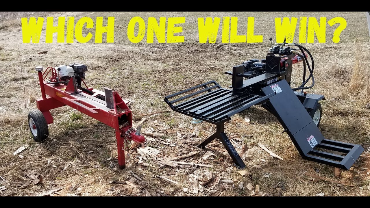 Split-Fire Versus RuggedMade: Log Splitter Show Down!!