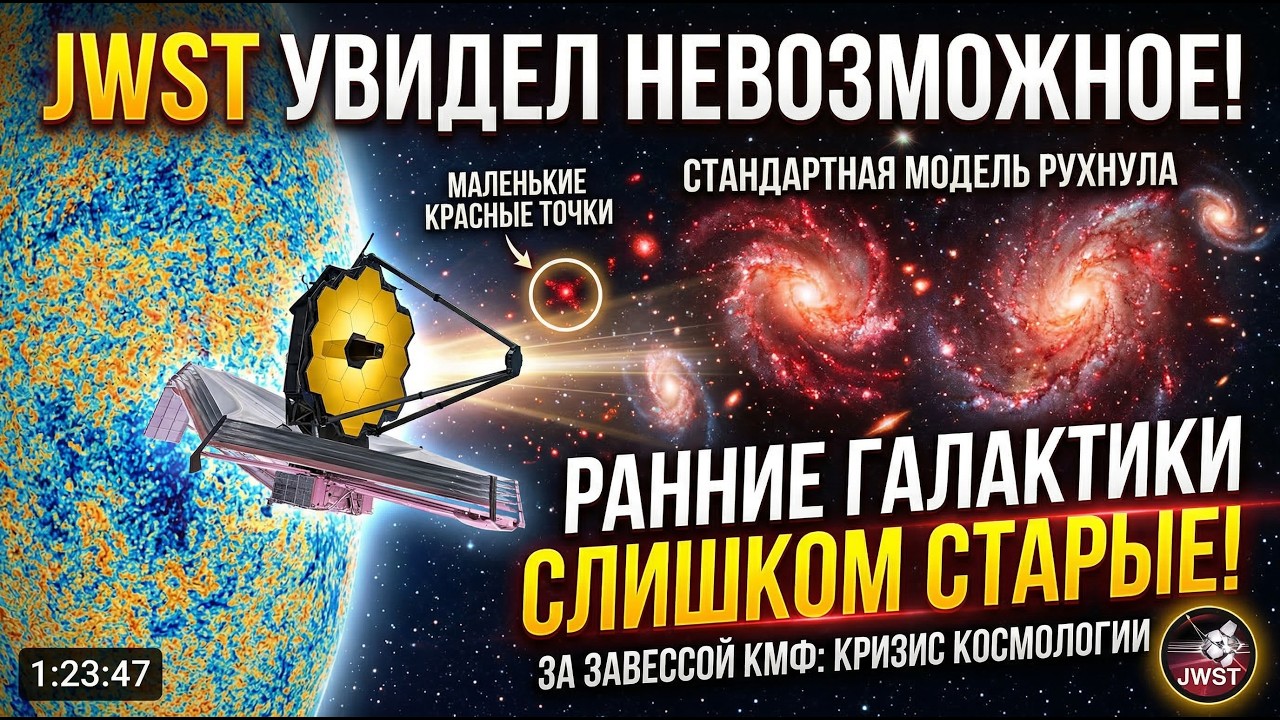 Космологический кризис: что Уэбб увидел за реликтовым излучением