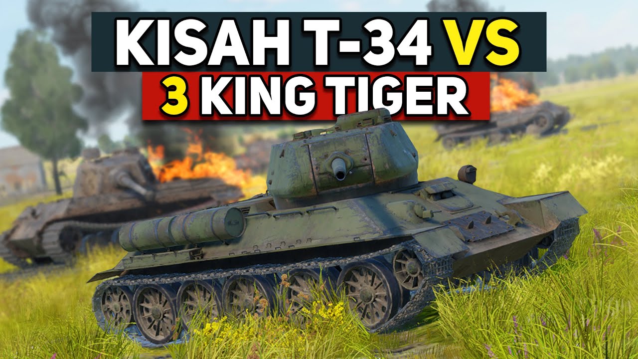 Kisah T-34 Soviet VS King Tiger Nazi Jerman tank | War Thunder Indonesia