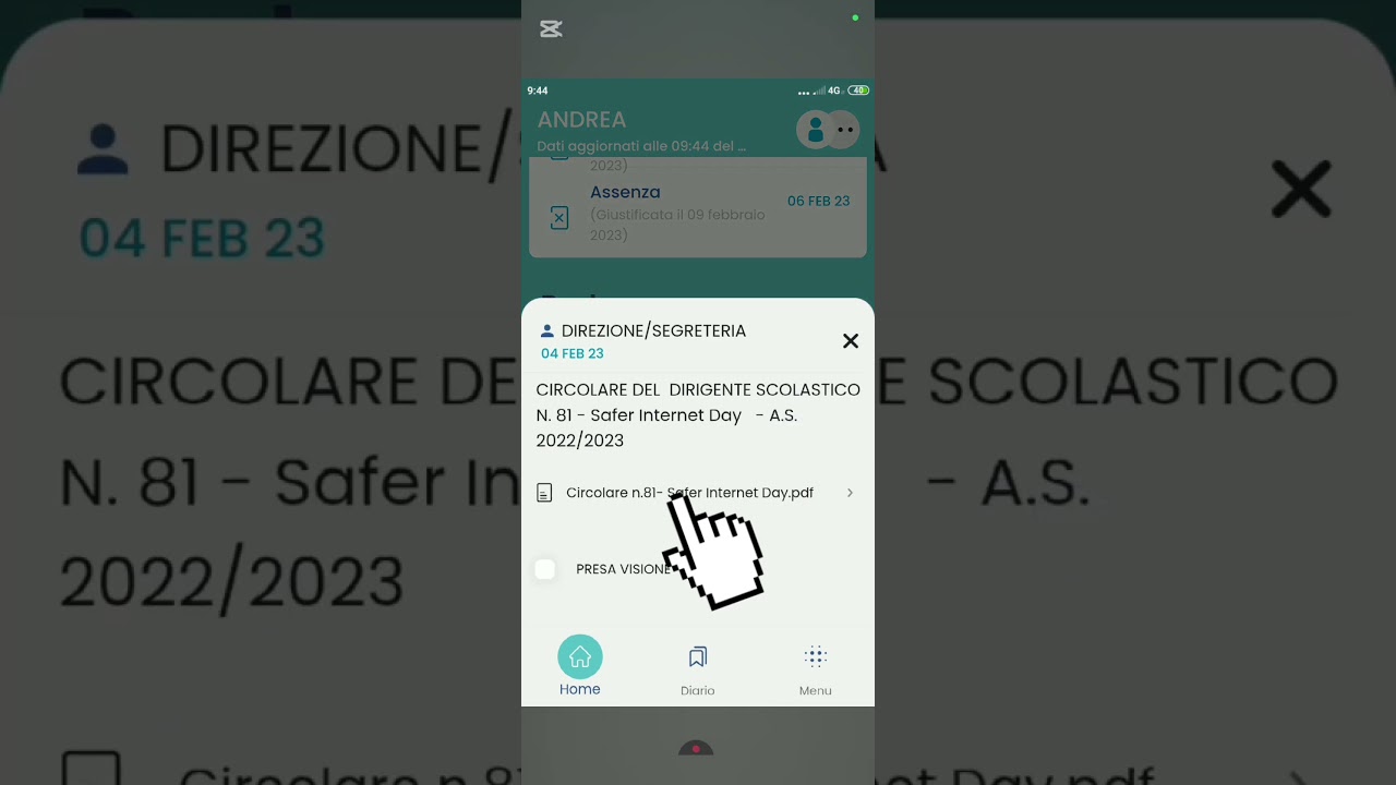 Visualizzare e Contrassegnare le Circolari su didUP Famiglia