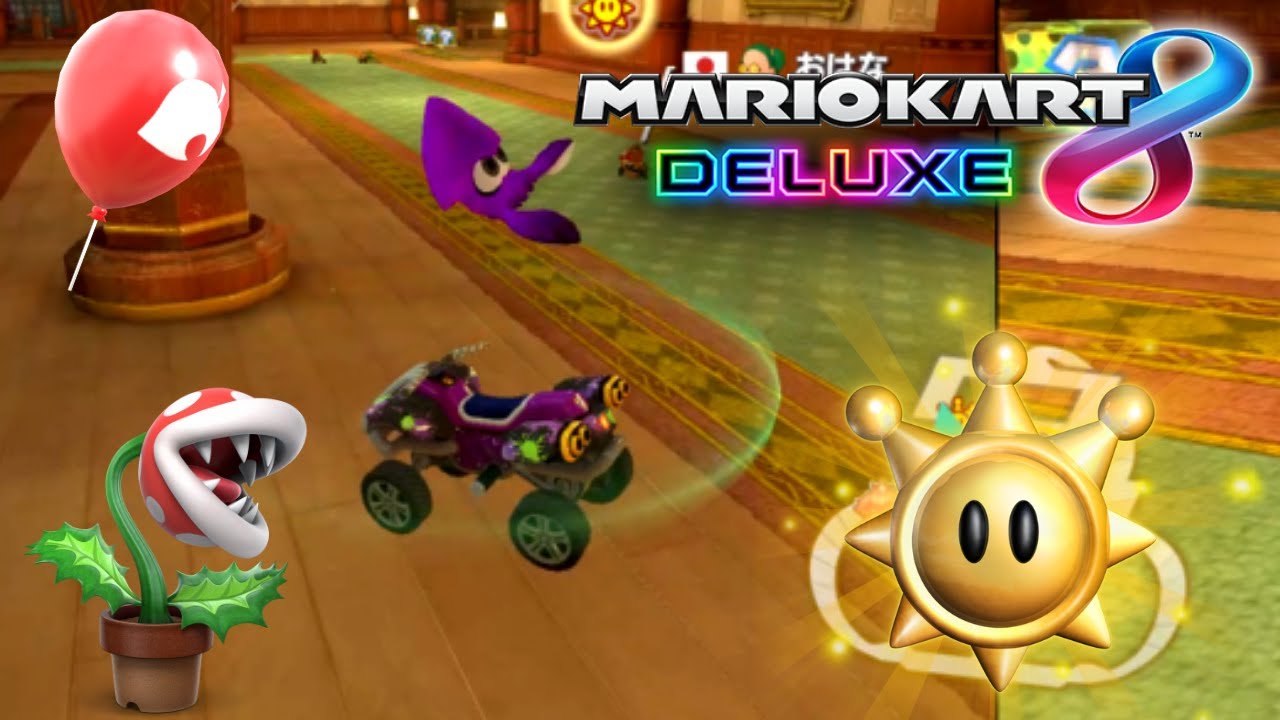Mario Kart 8 Online Battle Mode (Inkling Boy and Inkling Girl)