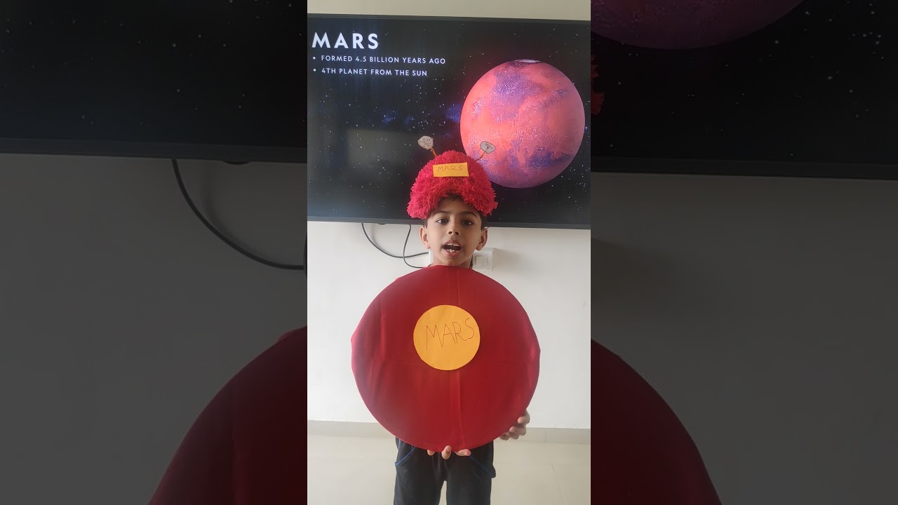Sparsh Shah - Planet Mars - Solar System activity