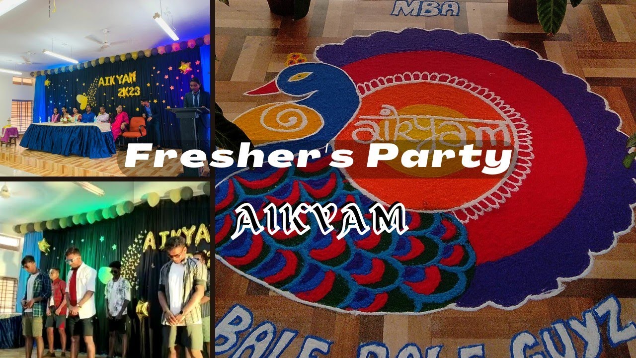 AIKYAM 2k23 The Fresher's Party || MBA || Mangalore University || Tulu vlog || @mrcoastalKA19