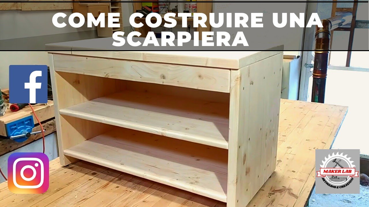 COME COSTRUIRE UNA SCARPIERA FAI DA TE 🛠️