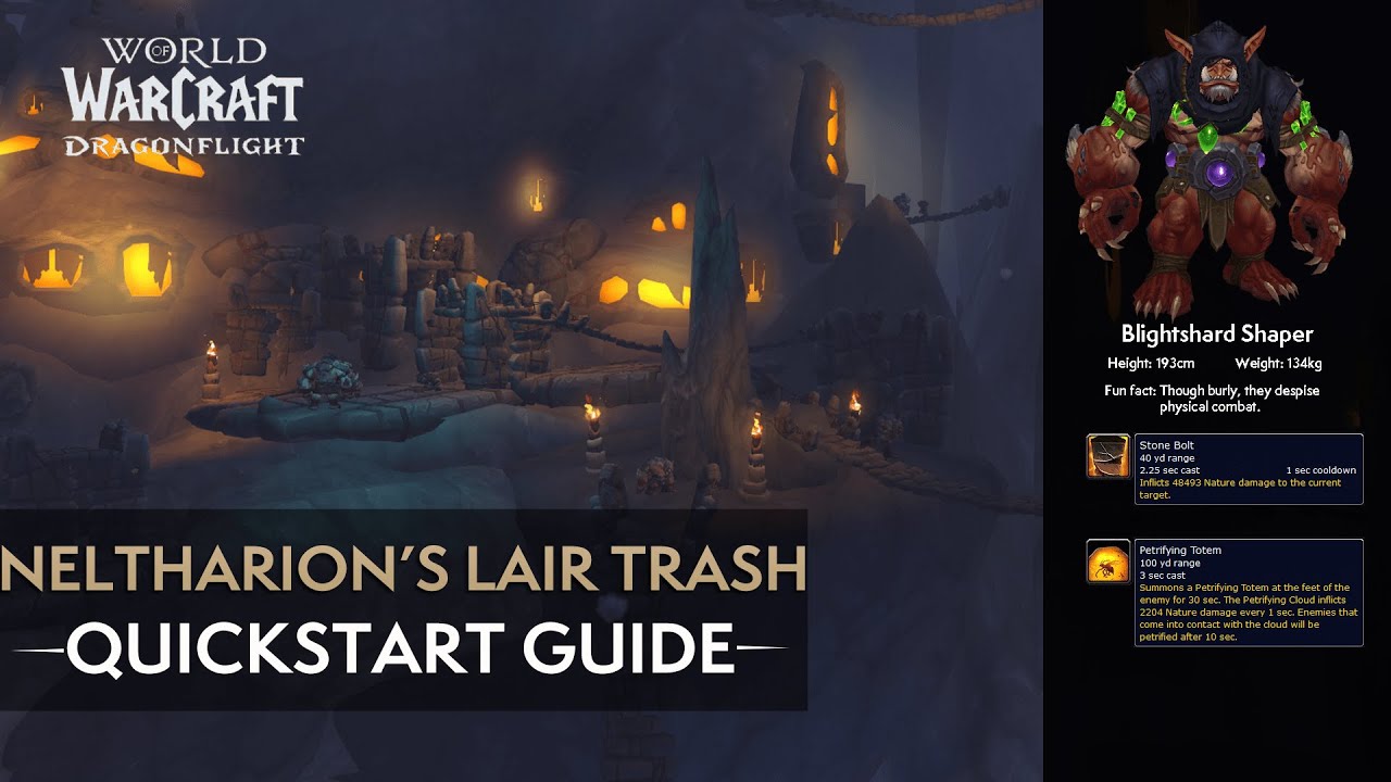 Neltharion's Lair Trash Quickstart Guide