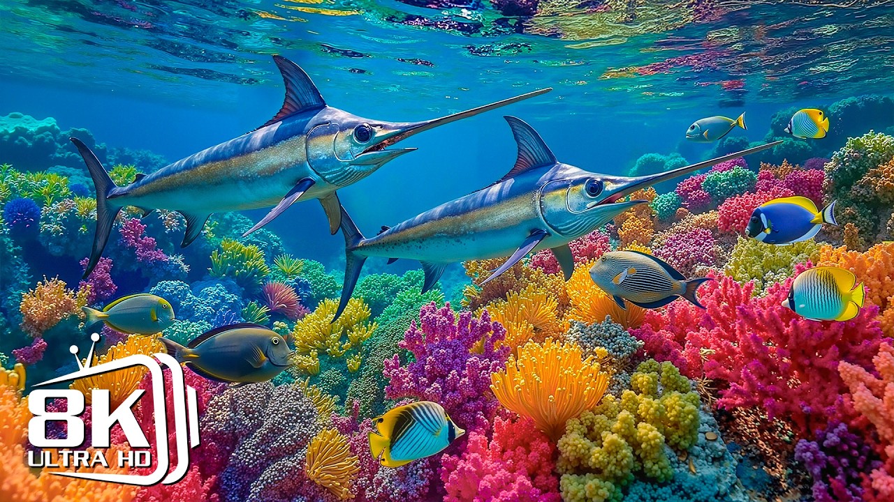 Underwater Wonders 8K — Dive Into the Best Aquarium & Discover Sea Animals in Ultra HD