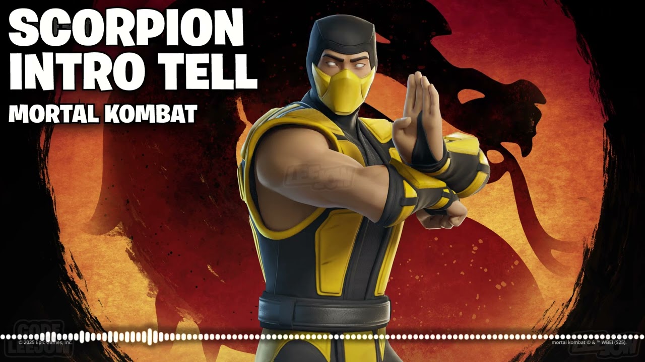 Fortnite Mortal Kombat Scorpion Boss Voicelines [Chapter 6 Season 2]