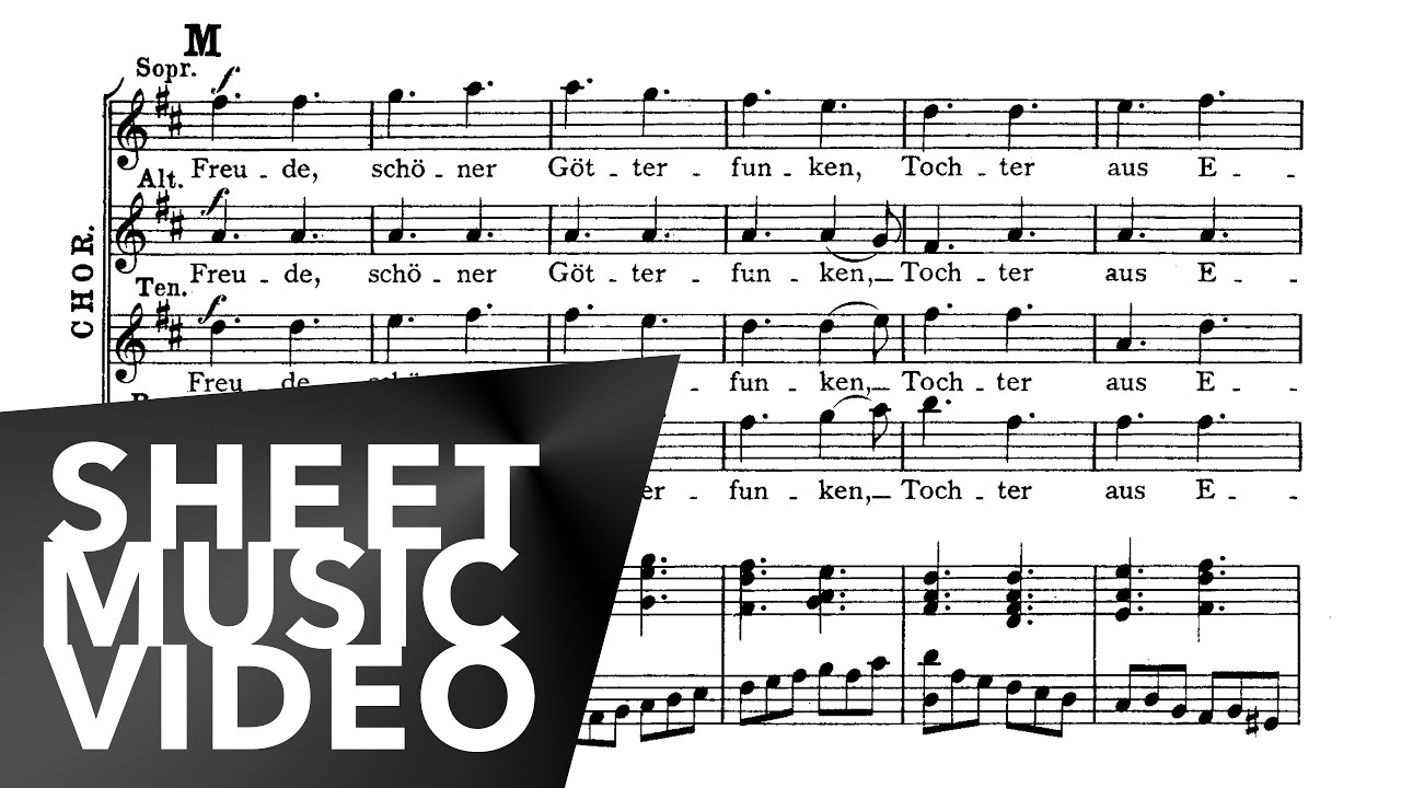 Beethoven 9th Symphony Choral 'Ode to Joy' 4th Movement