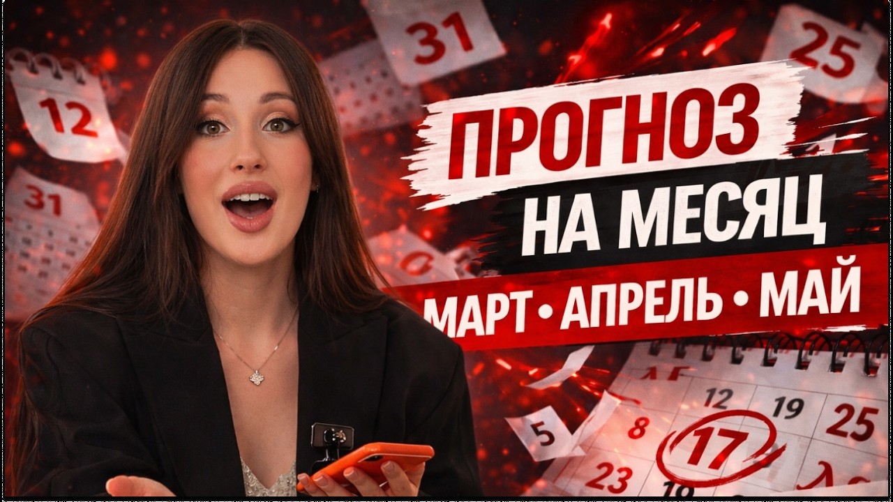 ПРОГНОЗ НА МЕСЯЦ. ЧТО ТЕБЯ ЖДЁТ В МАРТЕ, АПРЕЛЕ И МАЕ?