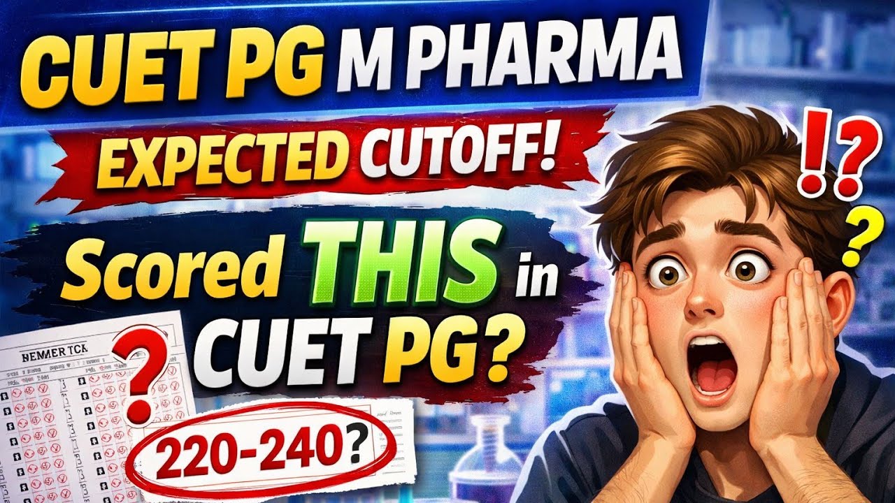 CUET PG M PHARMA EXPECTED CUTOFF l Scored This in CUET PG? 😳 Check Your M.Pharm Chances NOW!