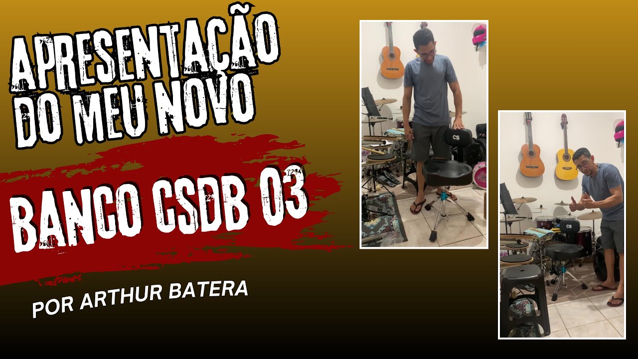 Apresentação do meu NOVO BANCO CSDB 03! UNBOXING!