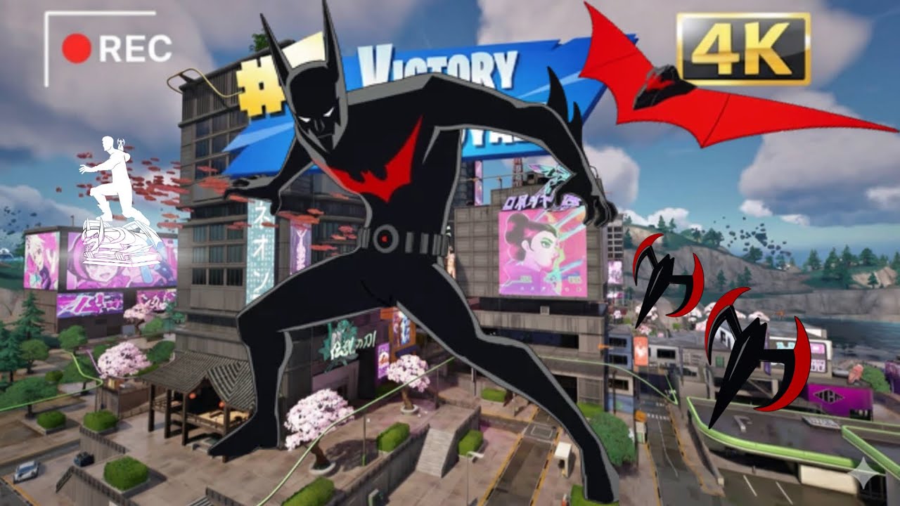 Fortnite X Blitz | Batman Beyond Skin | Victory Royale 4K