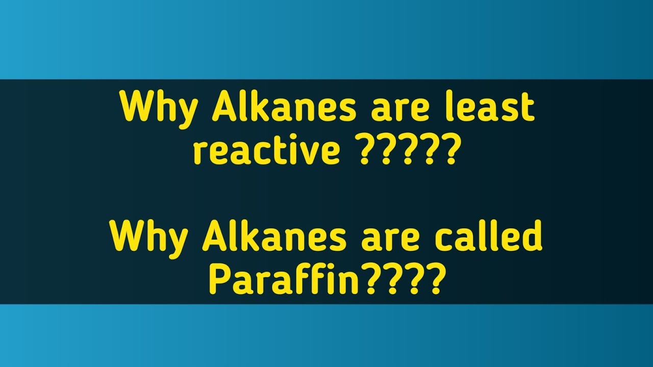 Reactivity of Alkanes or paraffins|Chemistry ch 8|Class 12