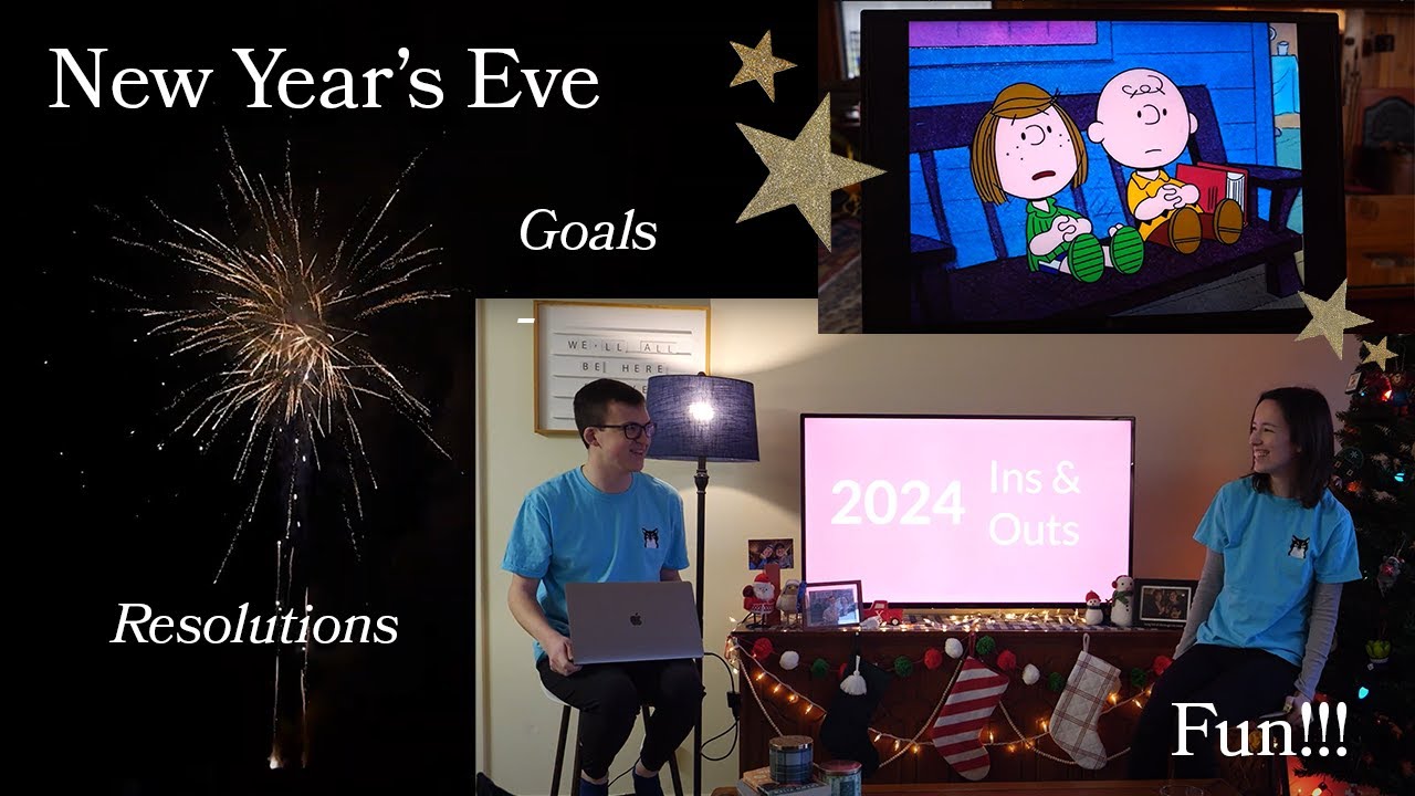 Cozy New Year's Eve Vlog ft. ins and outs lists, goals, reflections