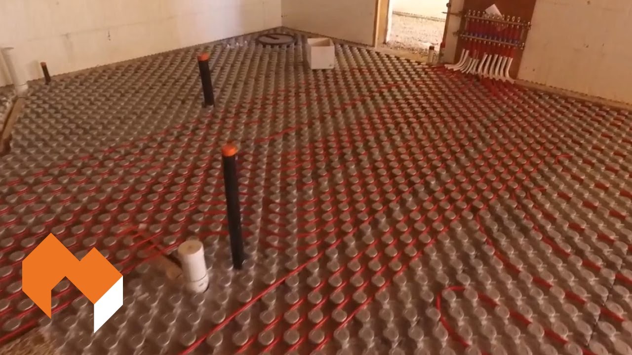 Amvic Ampex - Insulated PEX Panels for Radiant Heating | Sarah Richardson Home (Drone Footage)