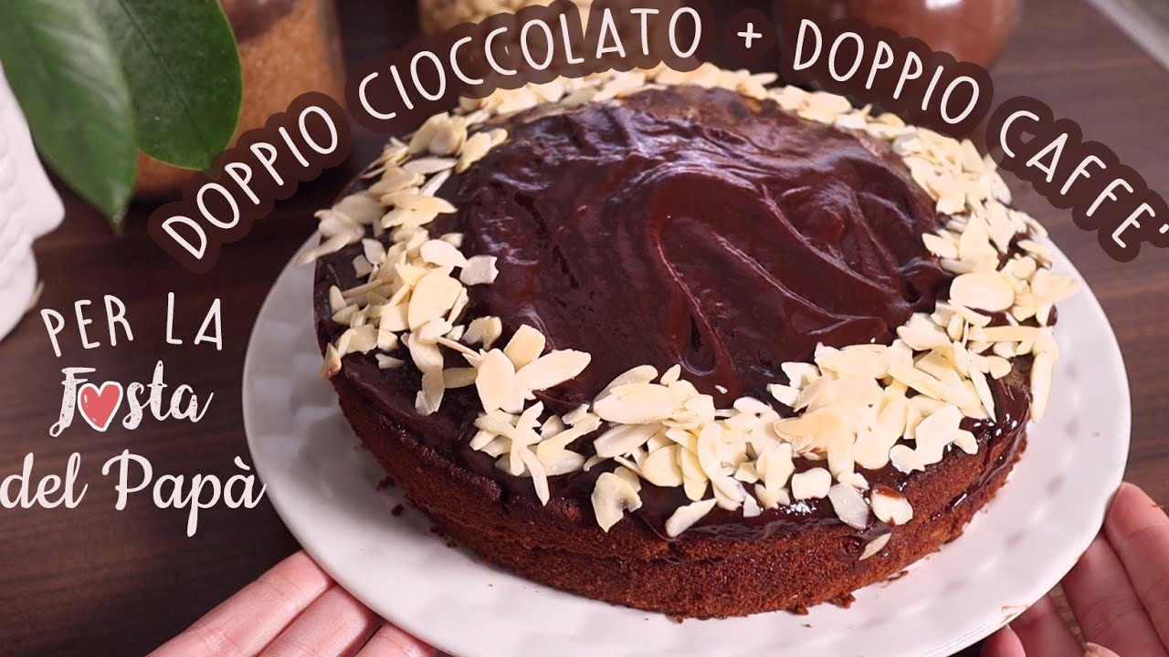 TORTA DOPPIO CIOCCOLATO + DOPPIO CAFFE' | Torta per la Festa del Papà