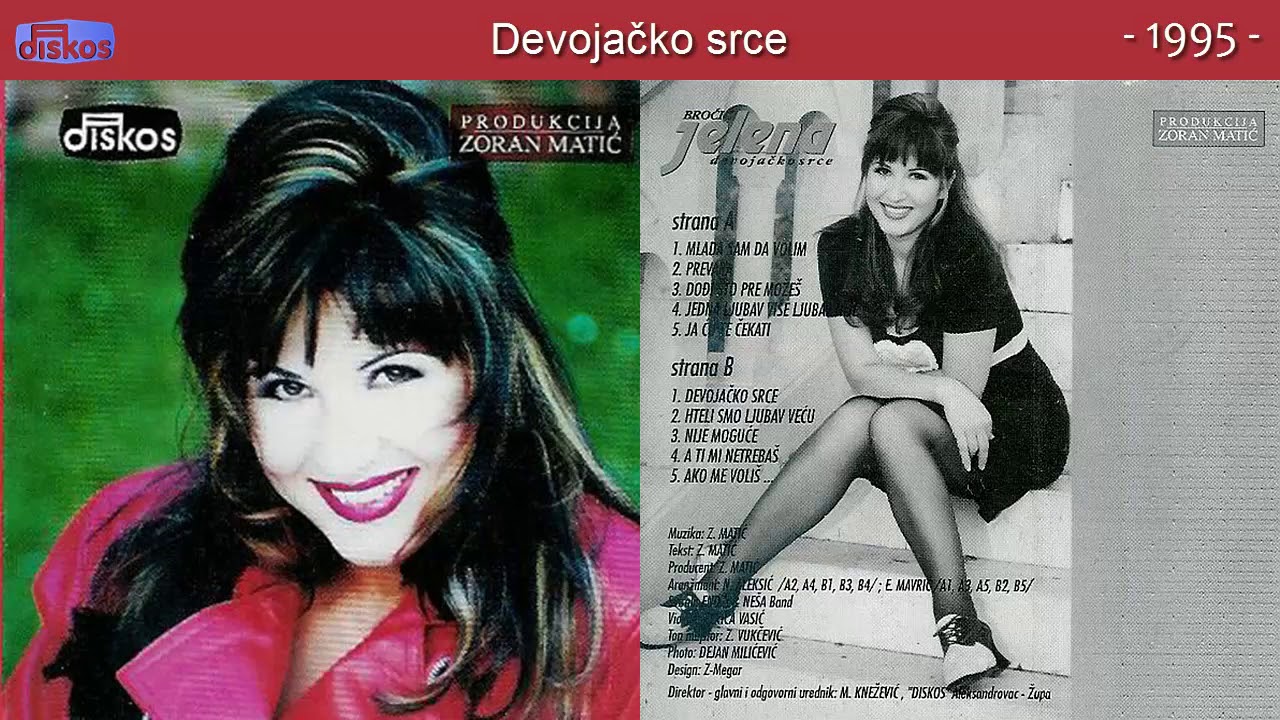 Jelena Brocic - Devojacko srce - (Audio 1995)