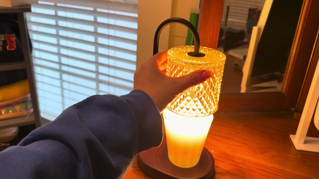 Candle Warmer Lamp with Timer Dimmer Review. #ad #amazoninfluencer