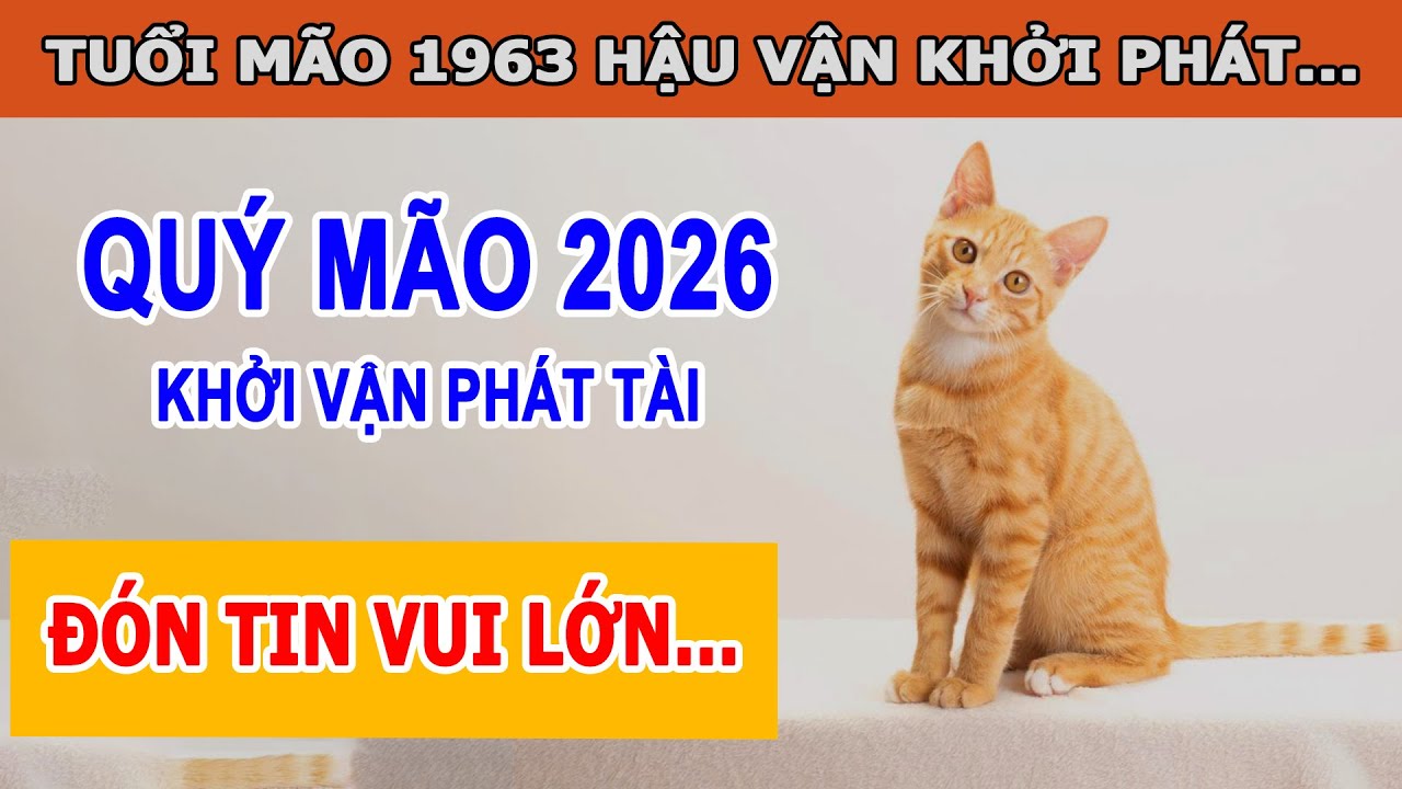 Tử Vi 2026 Cho Tuổi Quý Mão 1963 Vận Trình Chi Tiết Năm 2026 - Tâm An Thì Thuận, Thuận Thì Sinh Tài