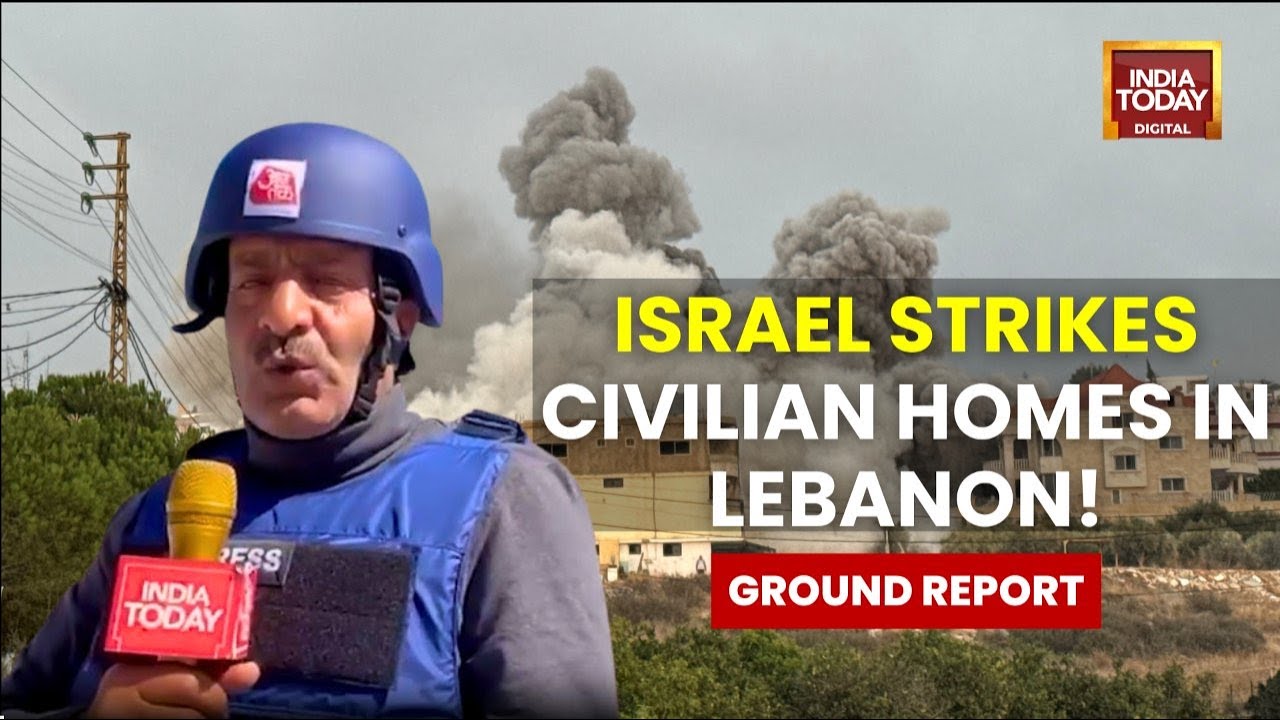 Israel Lebanon War: IDF Bombs Hezbollah Sites in South Lebanon Village, Warning to Residents