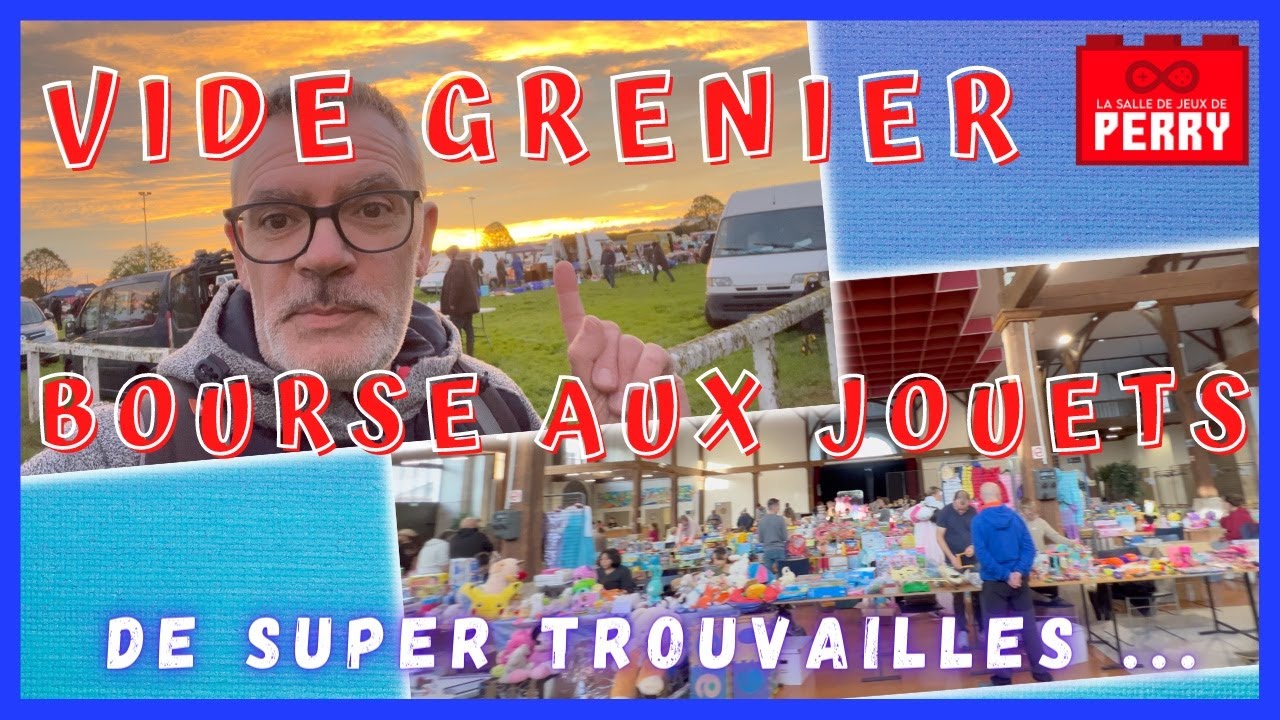 #99 - VIDE GRENIER LIVE et bourses aux jouets, jeux vidéos et jeux de société pas courants 🤩 🎮