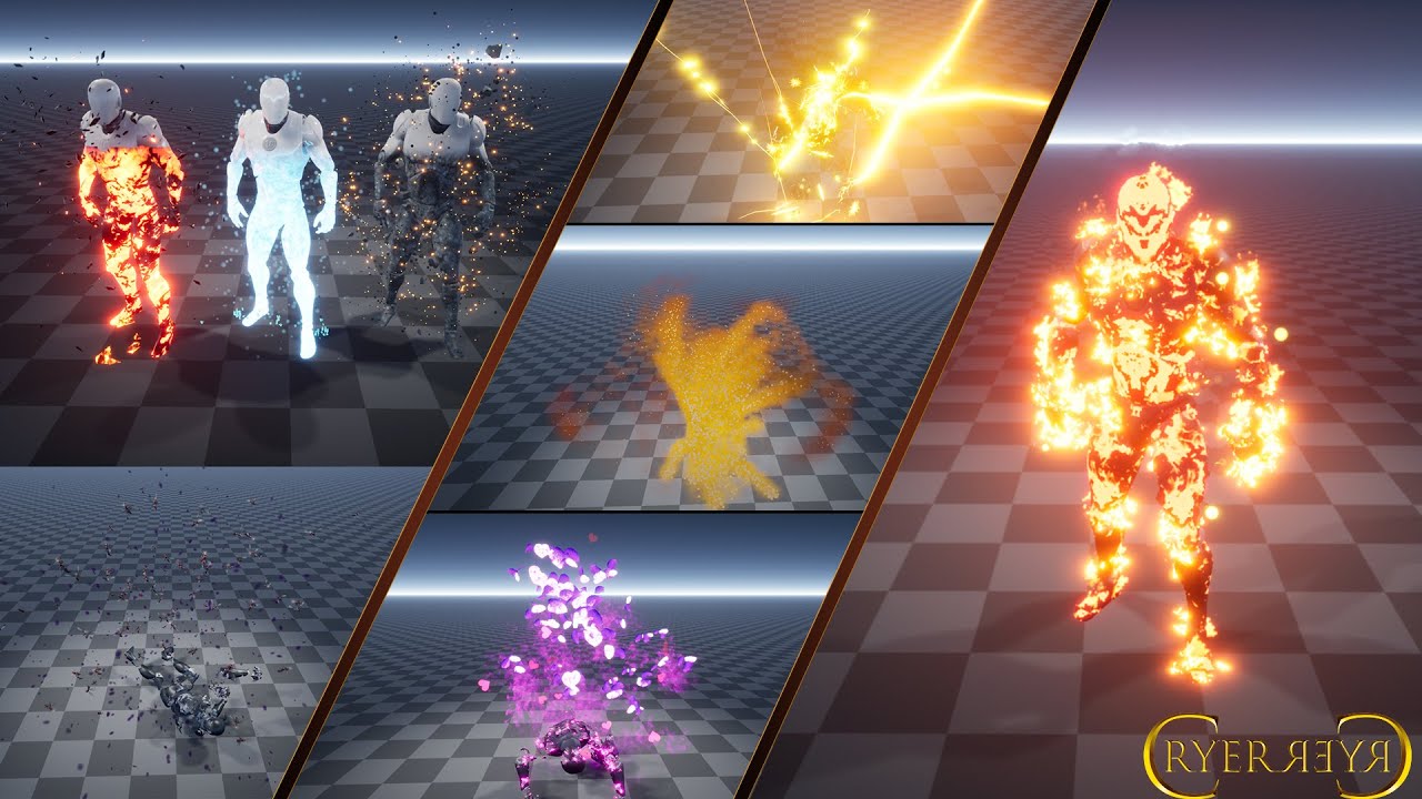 UE4 Marketplace Niagara Death Effects Vol.2
