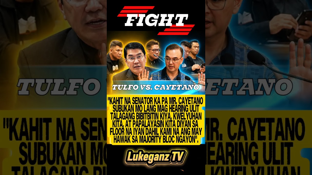GULO NIYO! SENATOR TULFO, BINANTAAN SI SEN. CAYETANO! #highlights#news#politics#war#viral#shorts