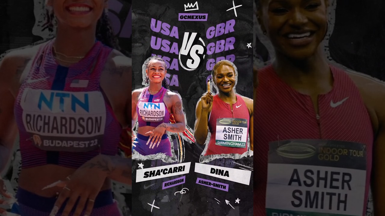 Sha&rsquo;Carri Richardson vs. Dina Asher-Smith | 100m Sprint Rivalry (4 of 8 Head-to-Heads)