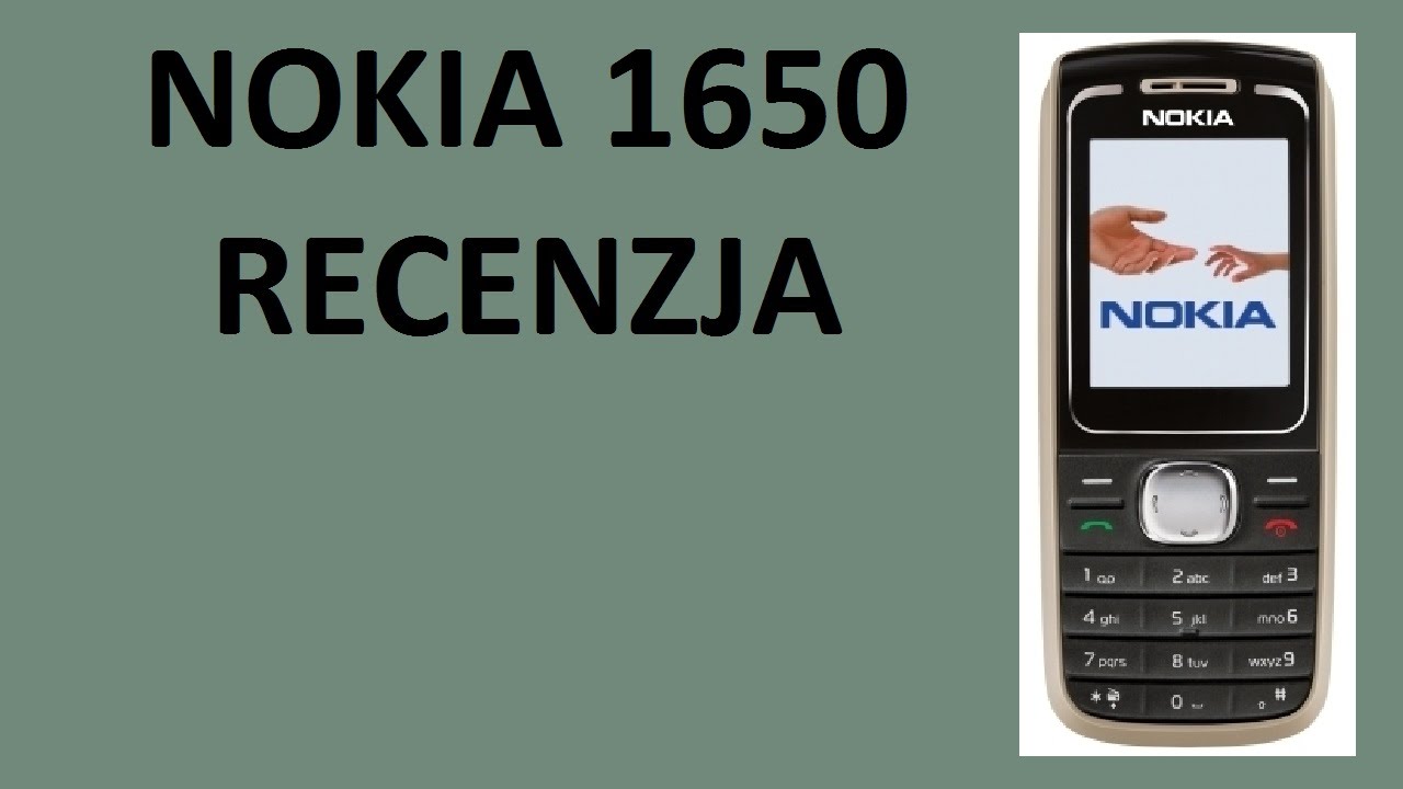 Nokia 1650 RECENZJA TELEFONU