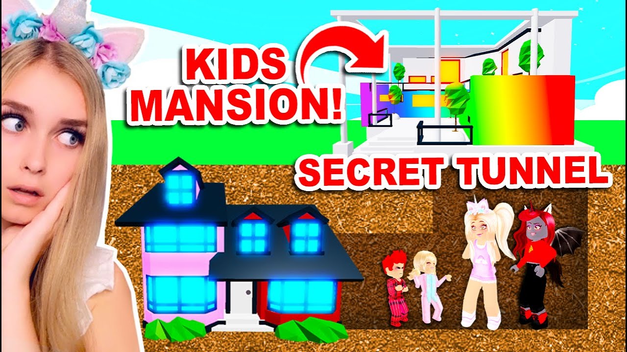 We Built A *SECRET* TUNNEL Under Our KIDS HOUSE And They Had NO IDEA In Adopt Me! (Roblox)