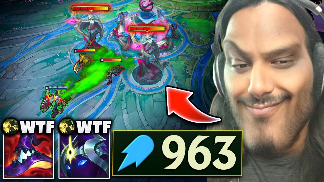 Imagine getting 1v5 clapped by THIS Singed player... (TOOK THEIR ENTIRE BASE)