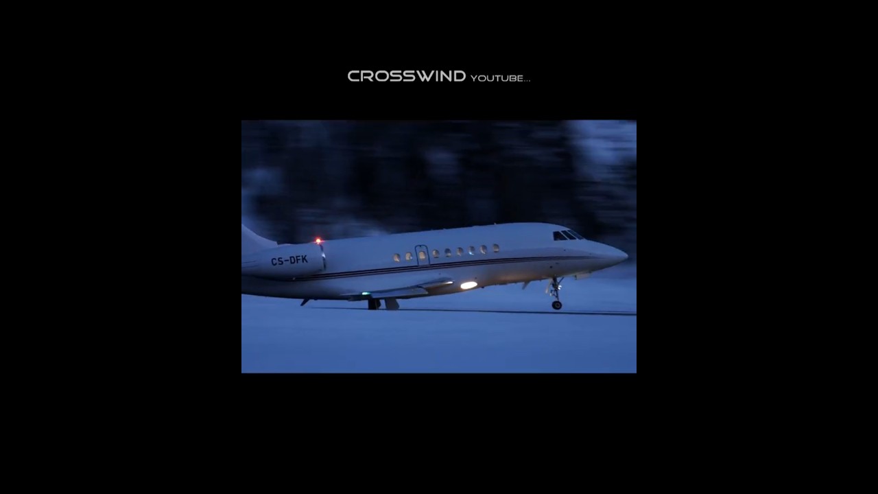 Dassault Falcon Jets Engadin Airport 12.02.2022