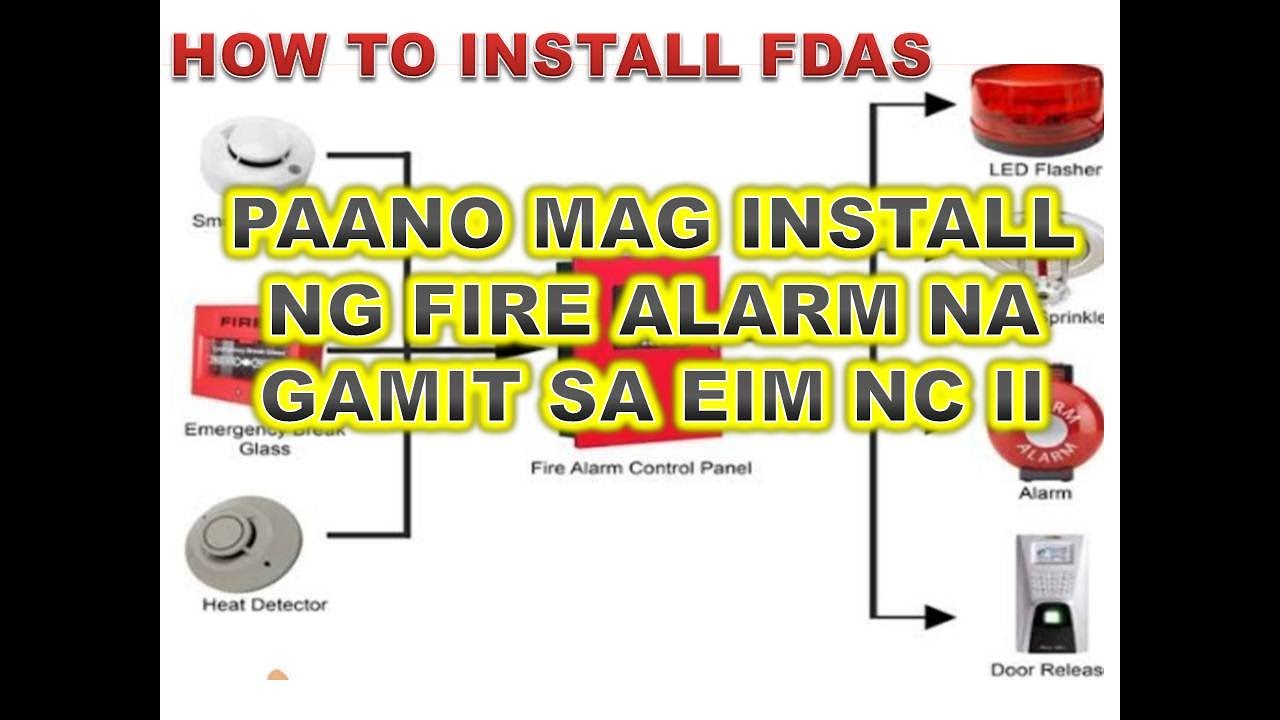 HOW TO INSTALL FIRE ALARM SYSTEM FDAS