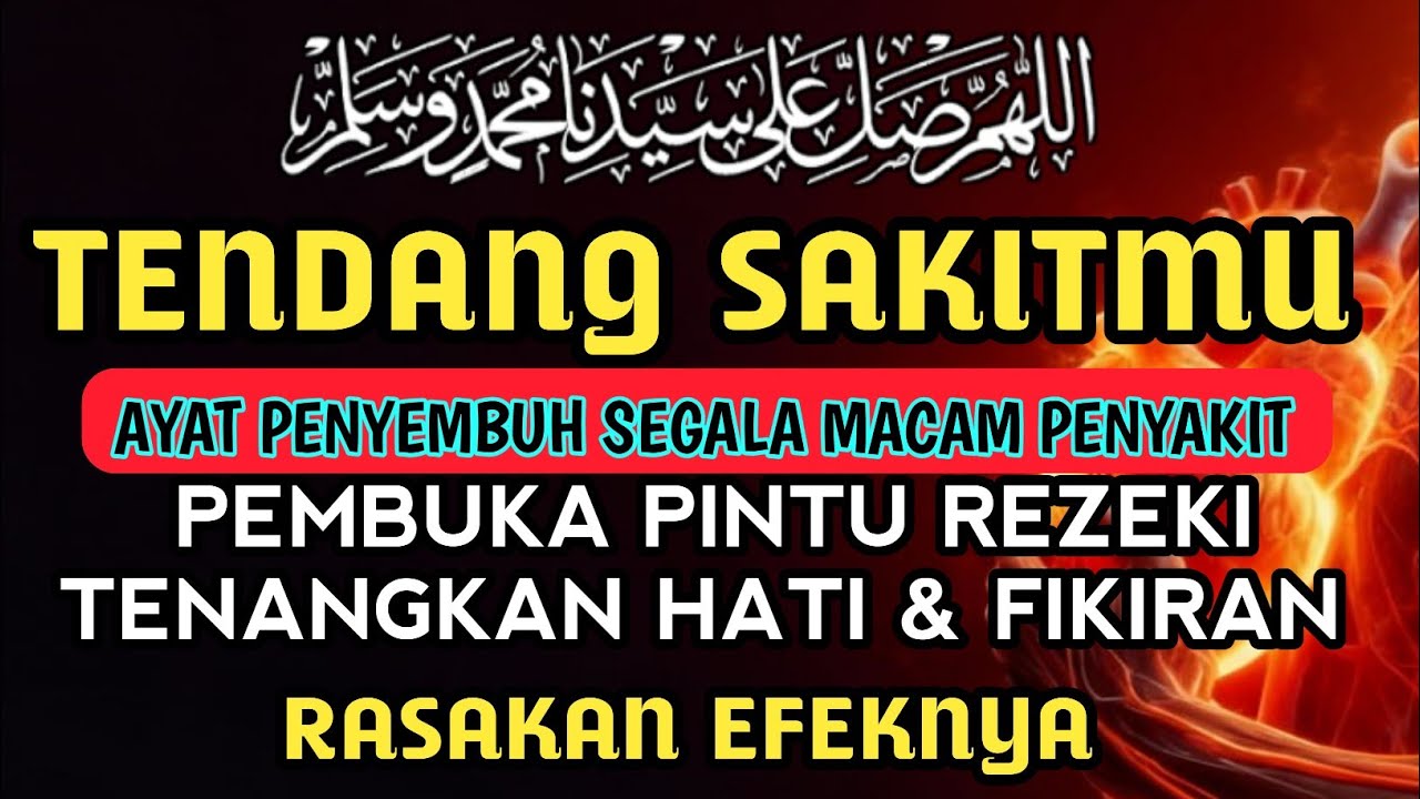 DOA PENYEMBUH SEGALA PENYAKIT, INSYAALLAH SAKIT DITUBUHMU SEMBUH | BY ALAA AQEL