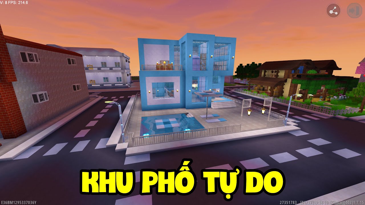 Meowpeo 1 Ngày Sinh Sống Trong Khu Phố Tự Do Mini World