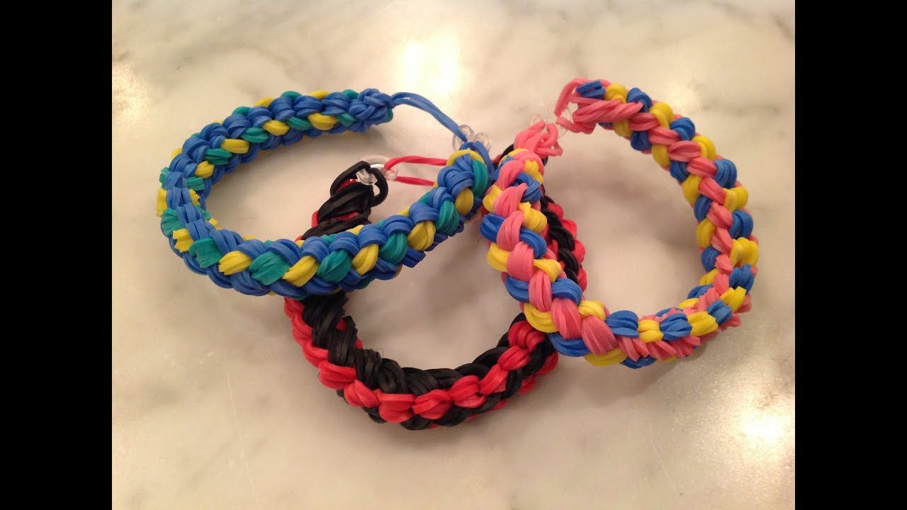 Double Braid Rainbow Loom Bracelet- Advanced