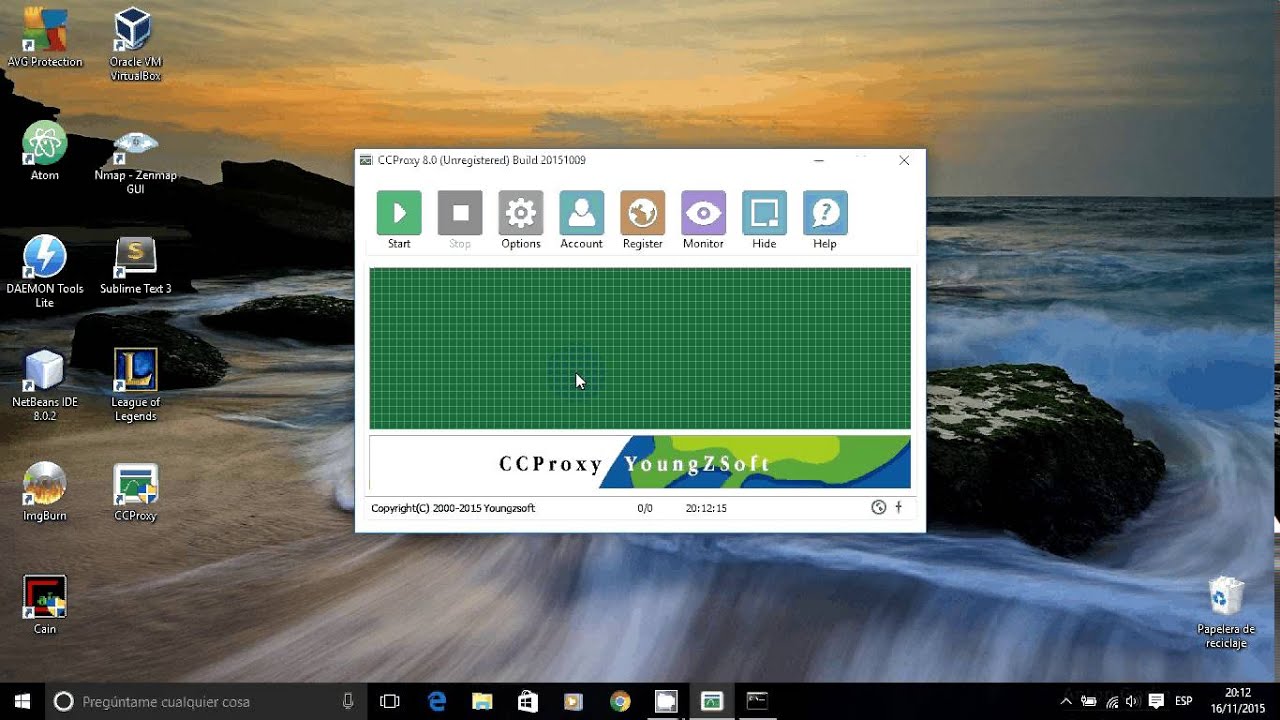configuracion ccproxy