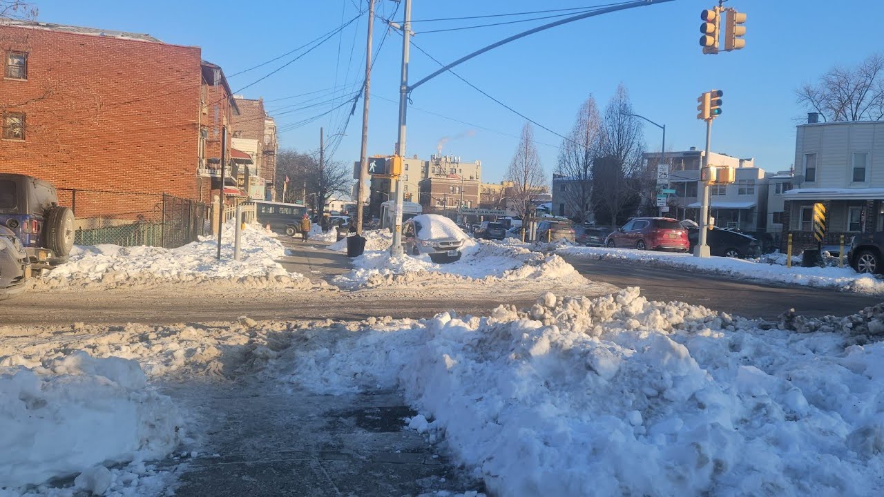 4K Winter Walk❄️🧤 Extreme Cold in the Bronx, NY(Jan 29,2026)#walking #freezing #snow #bronx #NY #usa