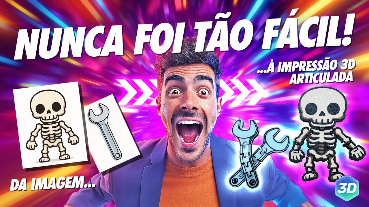 Crie seus Modelos 3D Articulados INSTANTANEAMENTE sem modelar!