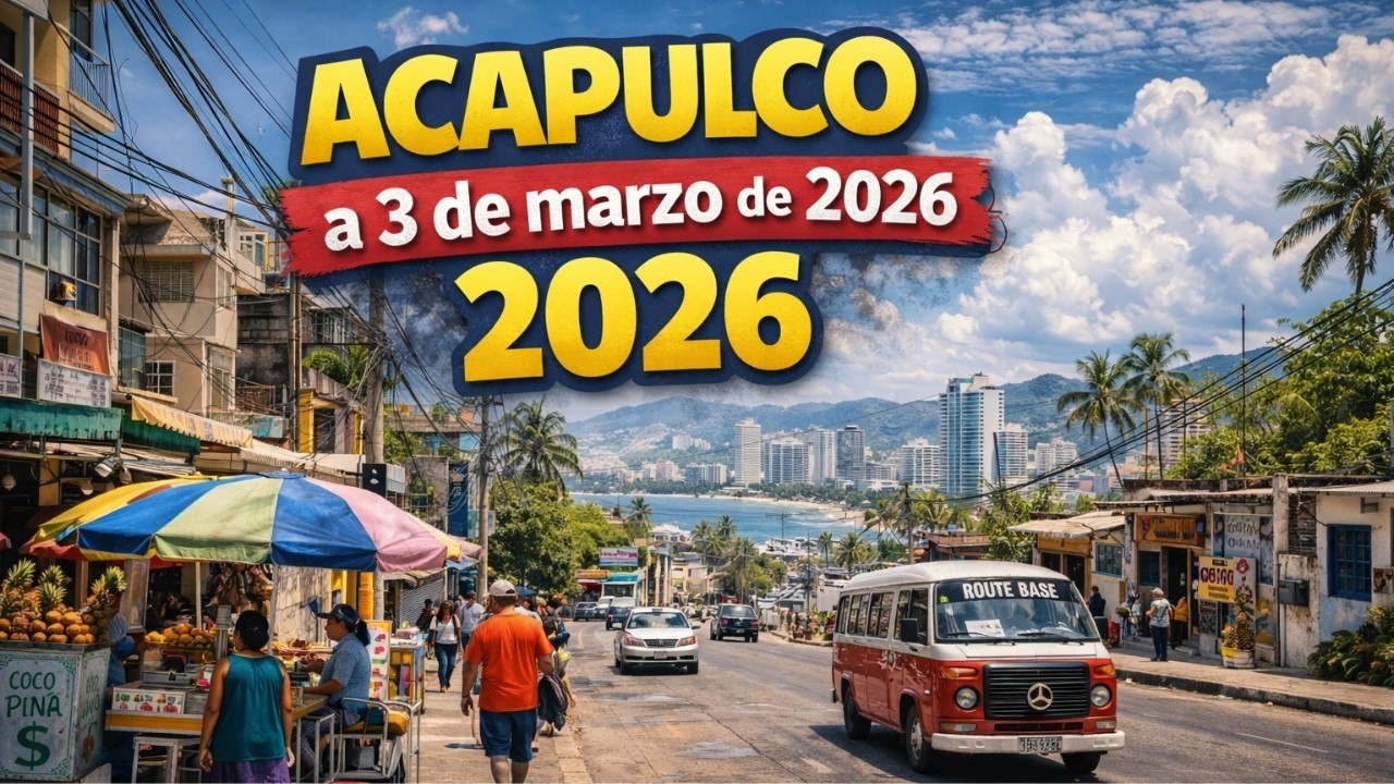 Acapulco a 3 de marzo de 2026