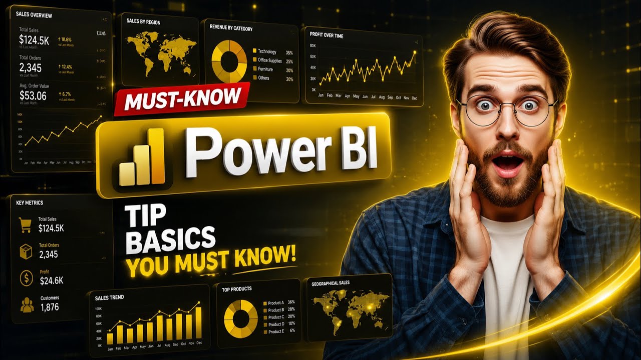 Power BI Visualization Tutorial — From Raw Data to Clear Insights