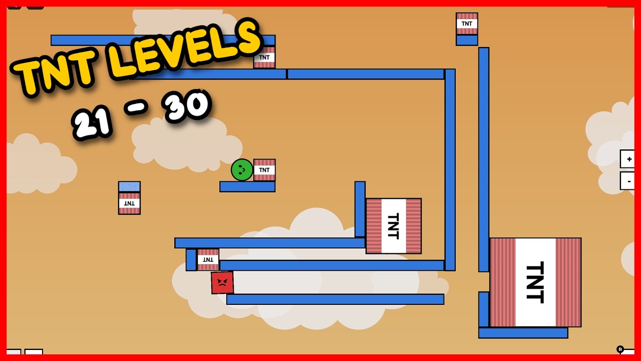 POP AND DROP How to beat TNT Pack LEVEL 21 to 30 (Roblox)