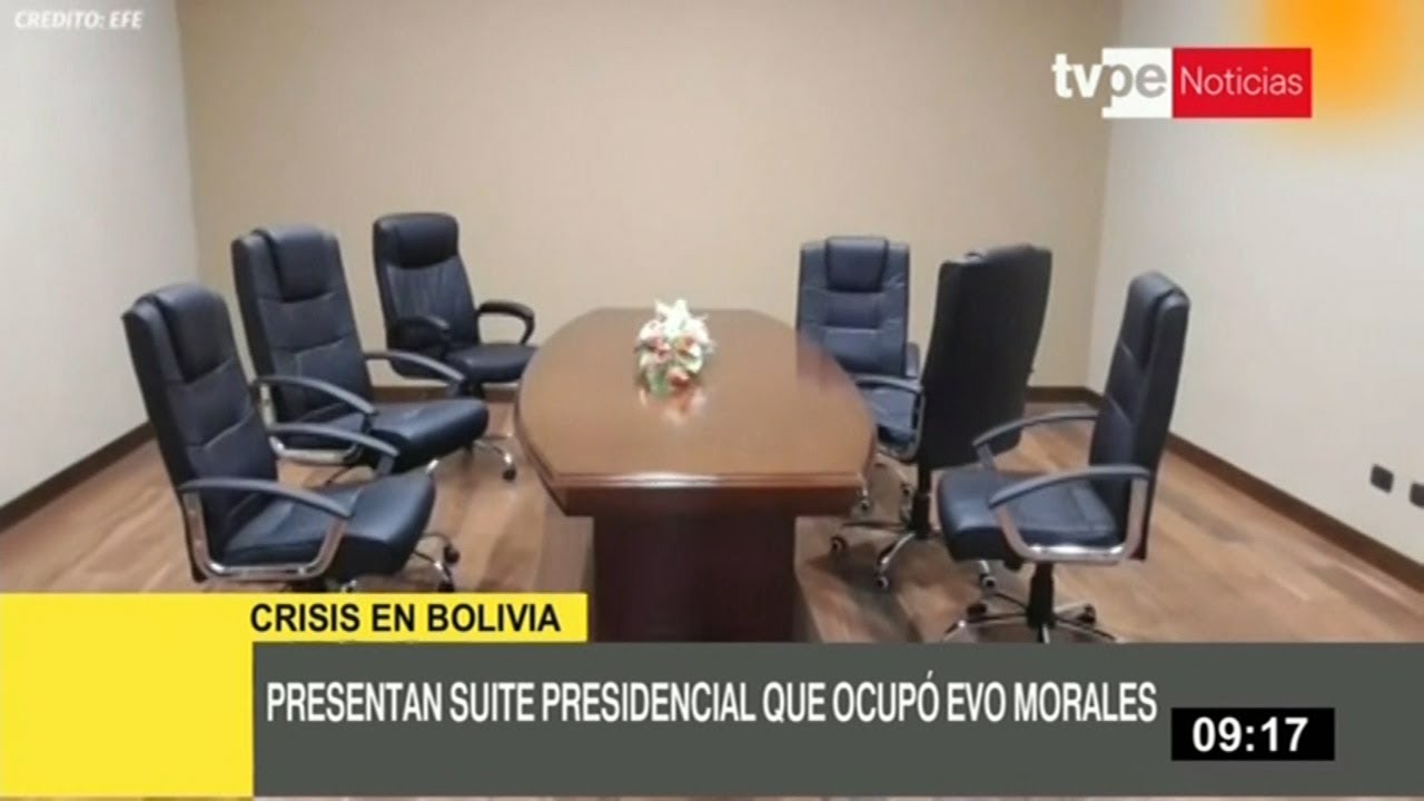 Bolivia: presentan suite presidencial que ocupó Evo Morales