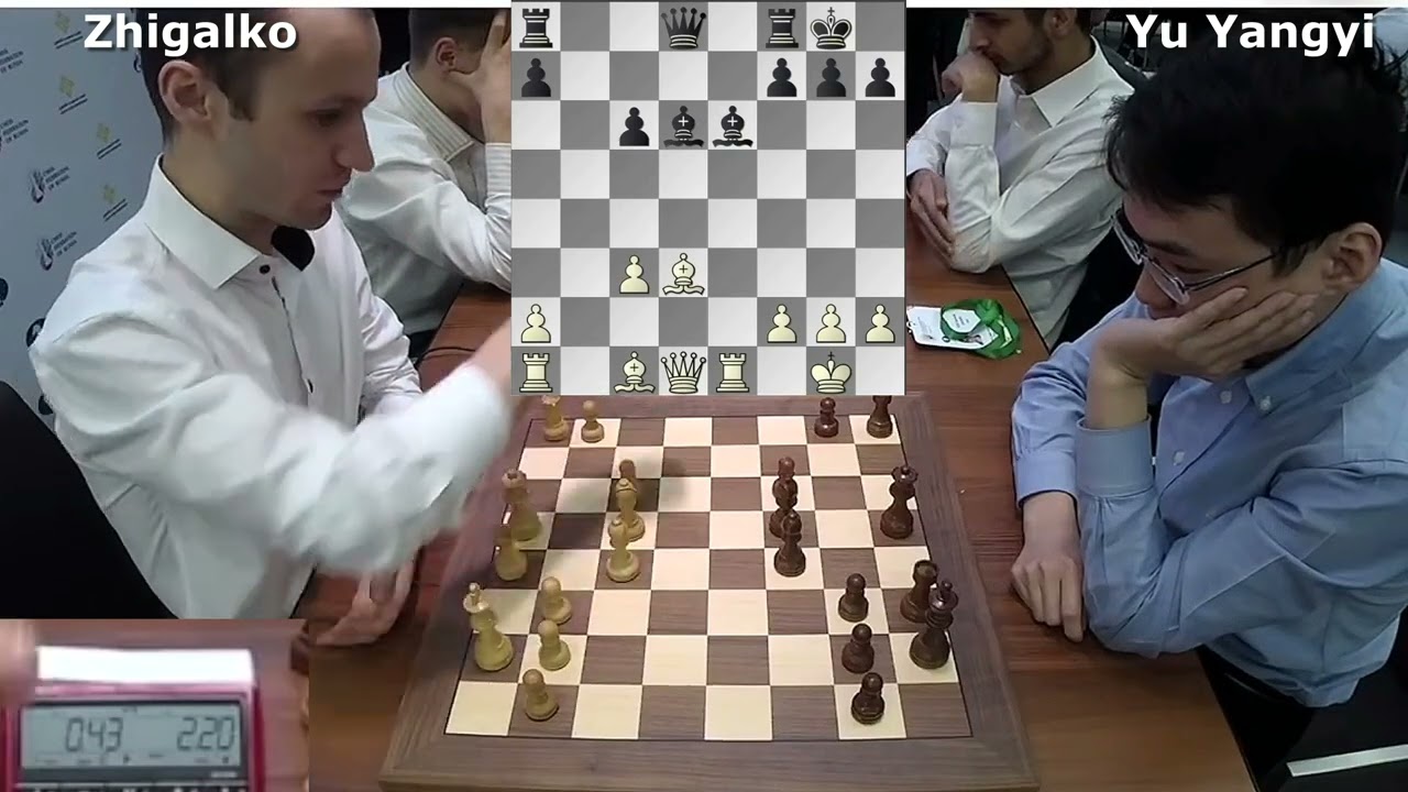GM Zhigalko - GM Yu Yangyi